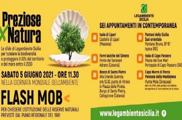 “Preziose per Natura”. Le sfide di Legambiente Sicilia. Un “flash mob” anche a Santo Pietro 
